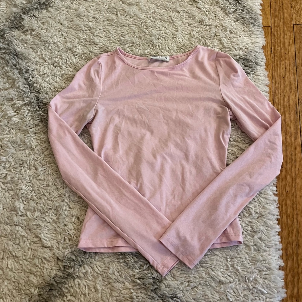 Women's Pink Long Sleeve Top